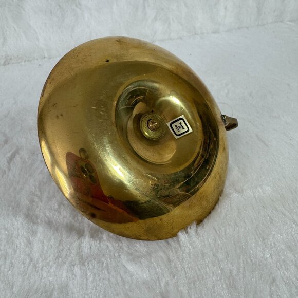 Vintage Enameled Cloisonne Brass Christmas Candlestick Candle Holder Made India - Picture 6 of 8